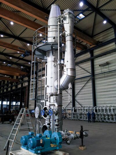 Venturi scrubber scale-up